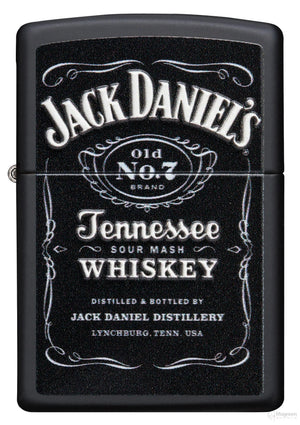 Zippo Jack Daniel S Black Matte