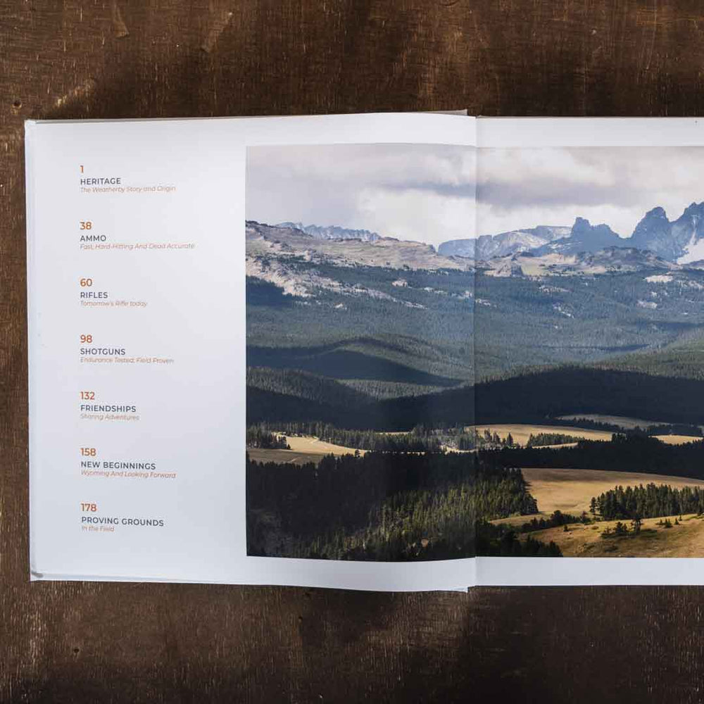 Weatherby 75th Anniversary Hardcover Book