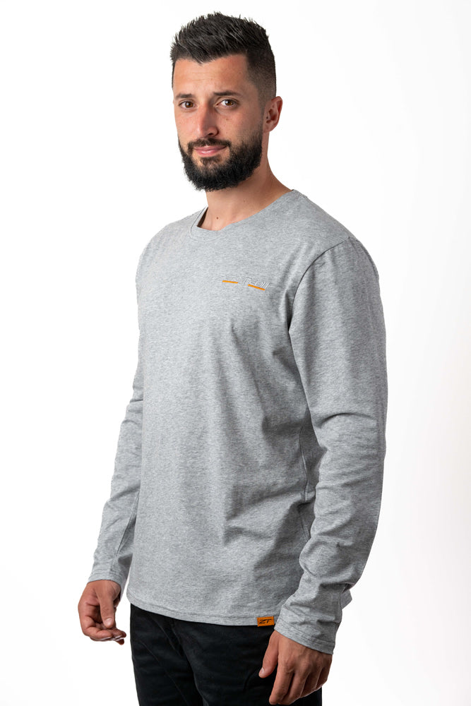 ZeroTech Long Sleeve Tee Style 1 Light Grey Large