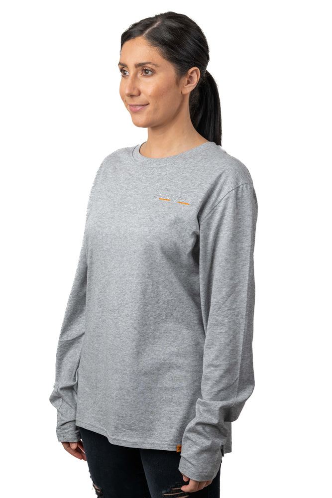 ZeroTech Long Sleeve Tee Style 1 Light Grey Large