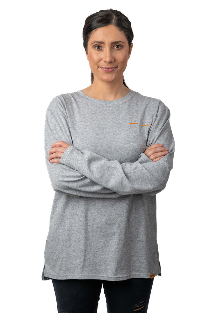 ZeroTech Long Sleeve Tee Style 1 Light Grey Large