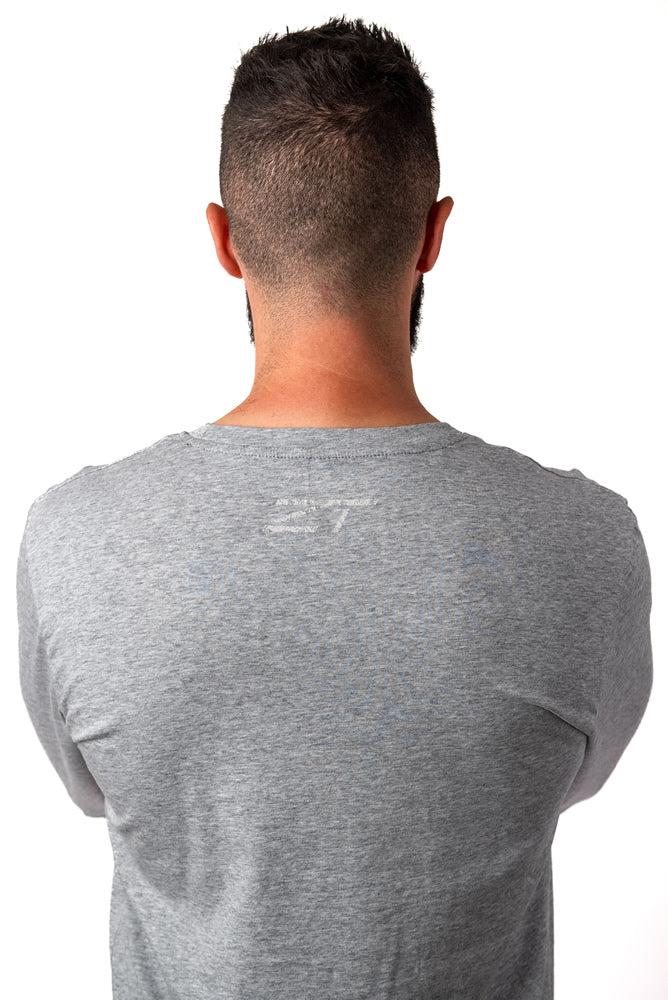 ZeroTech Long Sleeve Tee Style 1 Light Grey Large