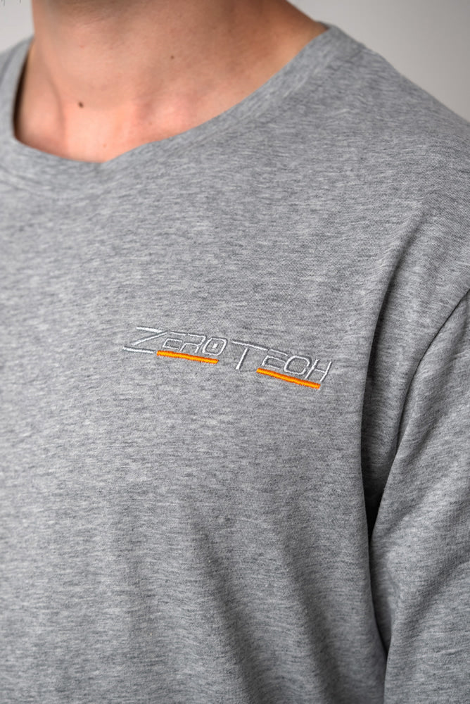 ZeroTech Long Sleeve Tee Style 1 Light Grey Small