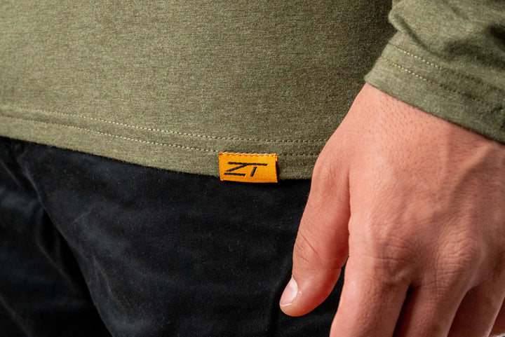 ZeroTech Long Sleeve Tee Style 1 Olive Green Medium