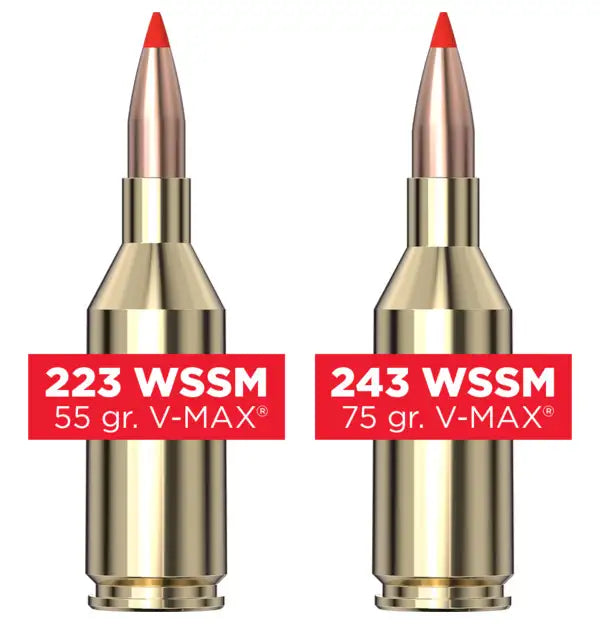 Hornady 223 WSSM 55 grain V-Max Superformance Varmint Ammo 20 rd