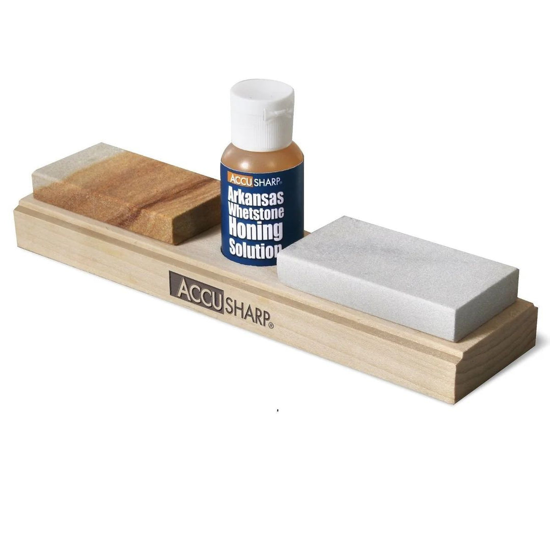 Accusharp Combo Arkansas Stones with Honing Oil