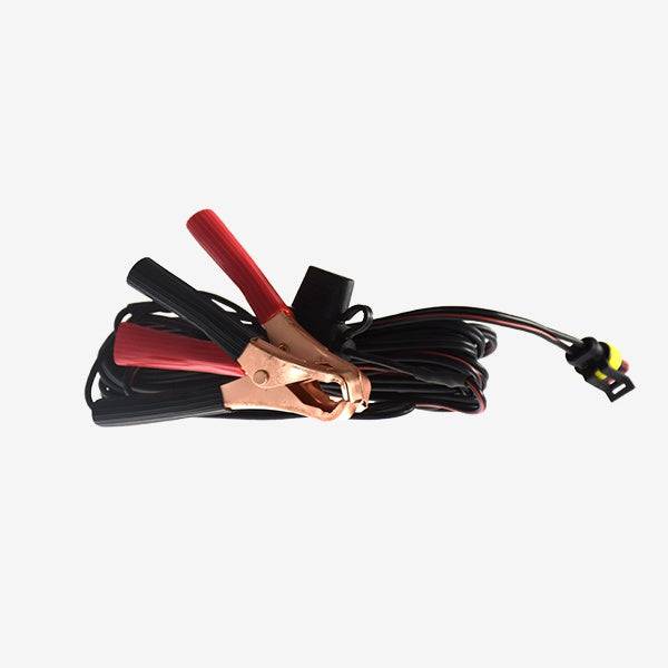 Lightforce Alligator Clip Lead with Amp Plug