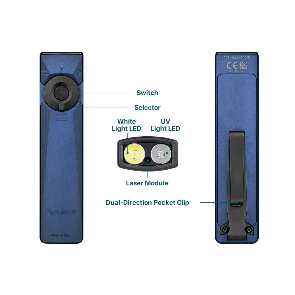 Olight Arkfeld Ultra Class 1 Navy Blue NW V2