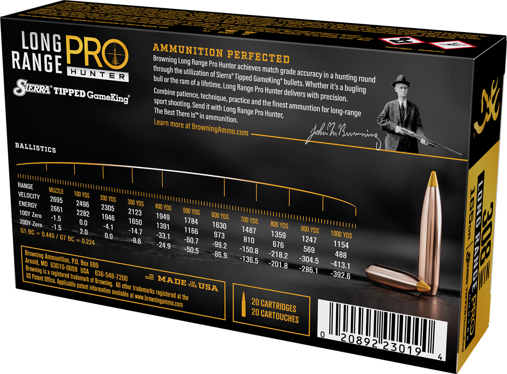 Browning Lrph 308WIN 165gr Sierra Gameking (20 Pack)
