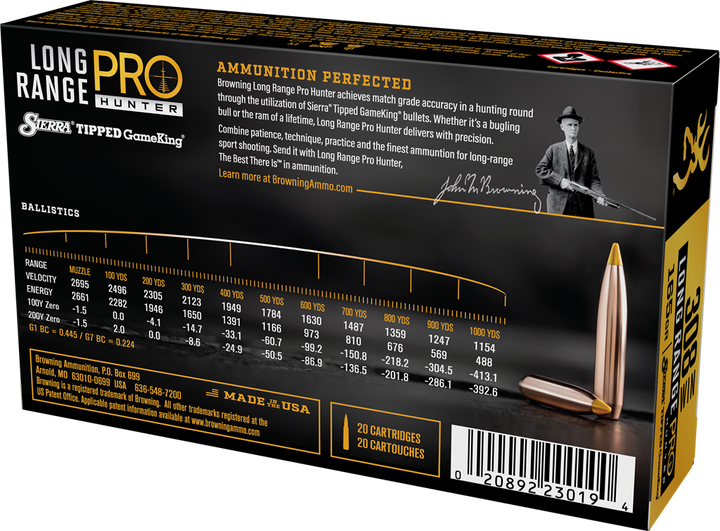 Browning Lrph 308WIN 165gr Sierra Gameking (20 Pack)