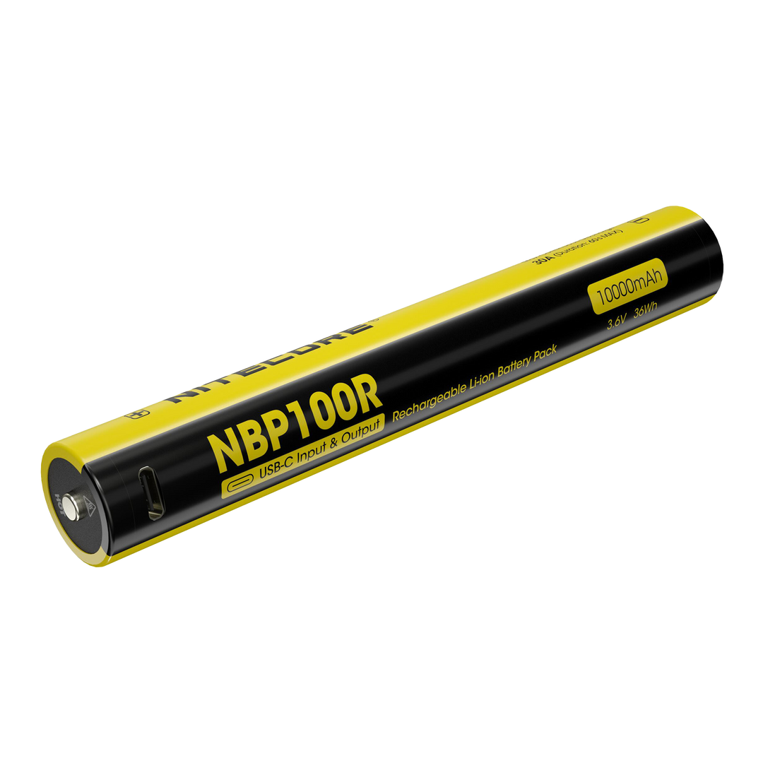 Nitecore NBP100R 10000mAh USB-C Rechargeable Battery for MH40 Pro