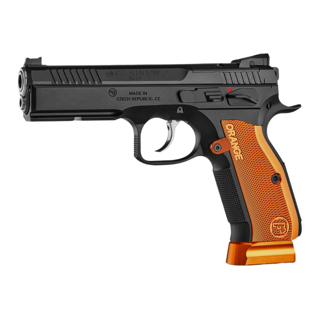 CZ 75 Shadow 2 Orange 9mm pistol (NSW Compliant) – right side view