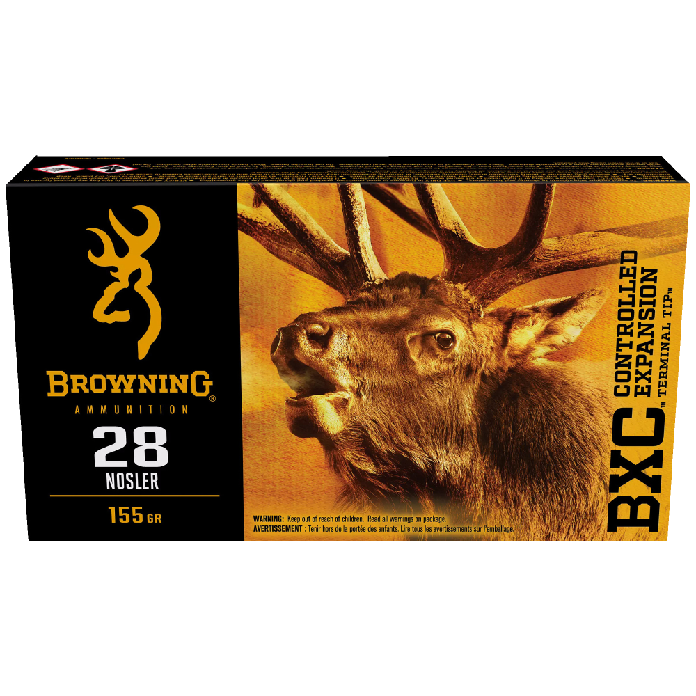 Browning BXC 28 Nosler 155gr Cett (20 Pack)
