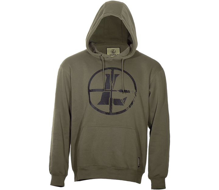 Leupold Distressed Reticle Hoodie Ash Green Xxx-Large