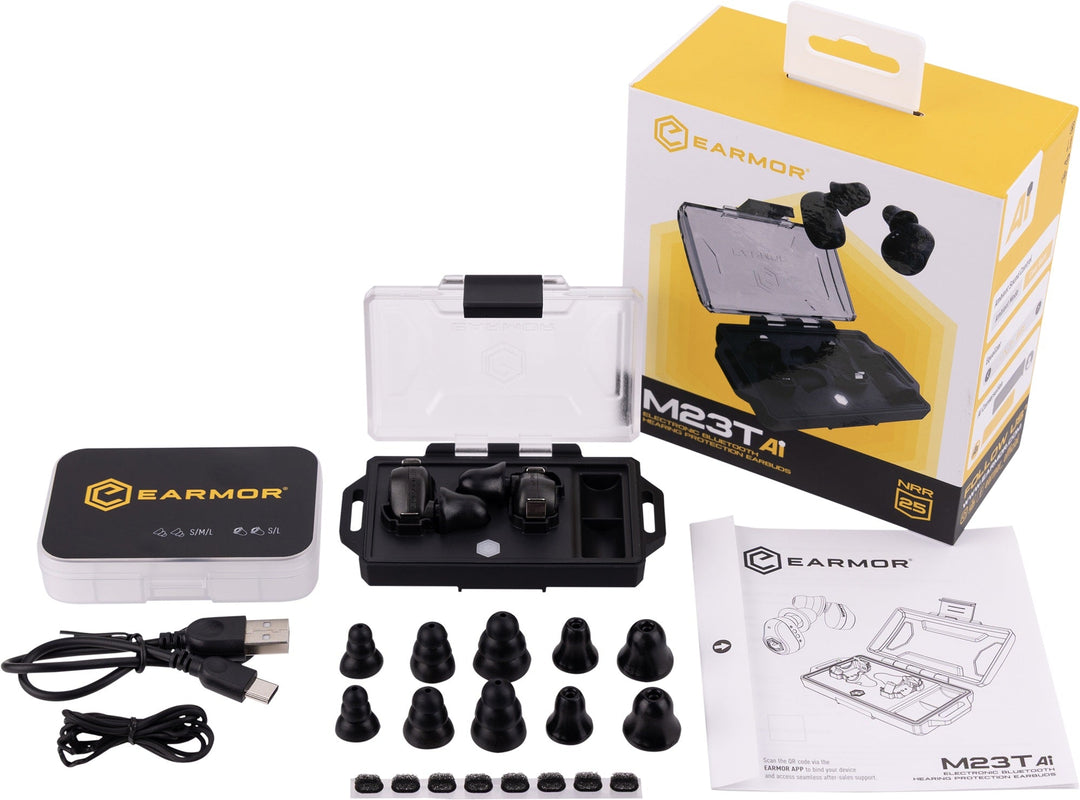 Earmor M23T AI features