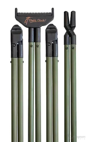 4 Stable Sticks - Bush Essential (Camo, Black, Green)
