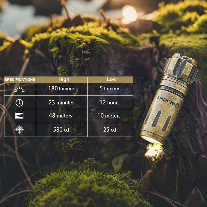 Olight i18 Brass