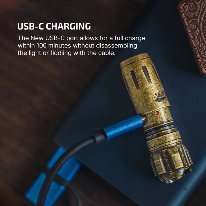 Olight i18 Brass
