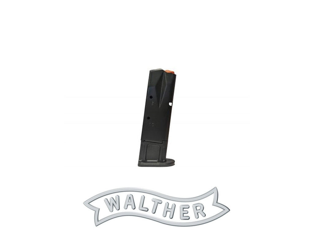 Walther Magazin PDP Comp. &amp; PPQ M2 9mm 10-round without magwell(Suits PDP Compact, PPQ M-Series)