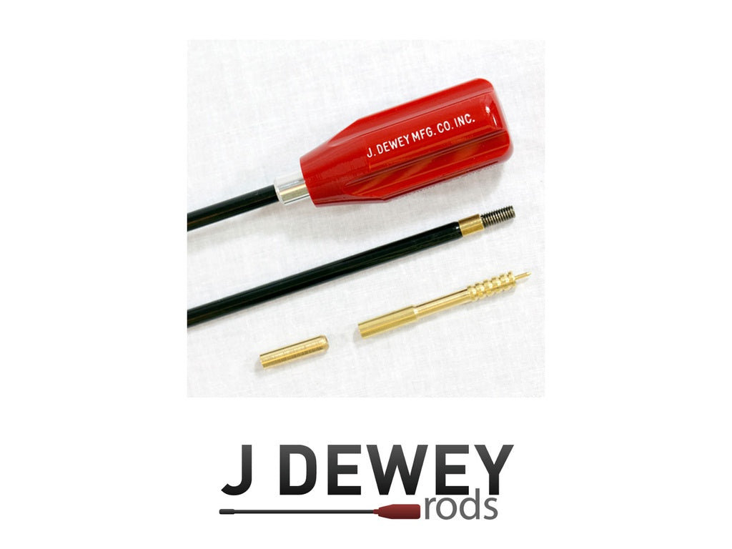 Dewey Nylon Coated Rod (35 & up Rifle 44” with .35 Jag & Brush Adapter (LGBA))