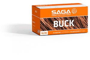 SAGA Buckshot 12ga 34gr #9P (10 Rds 25 Pack / Slab)