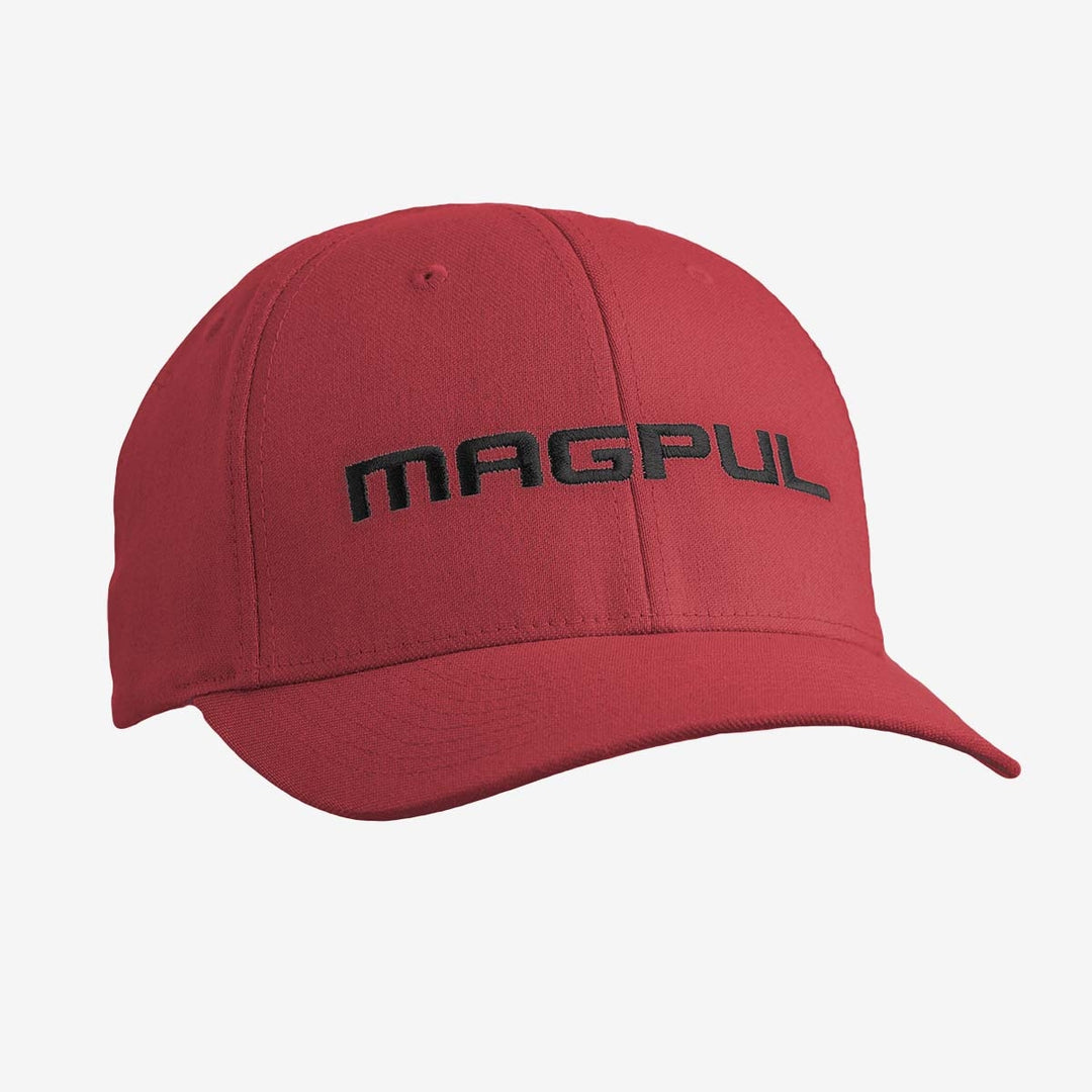 Magpul Wordmark Stretch Fit Hat Red L/XL