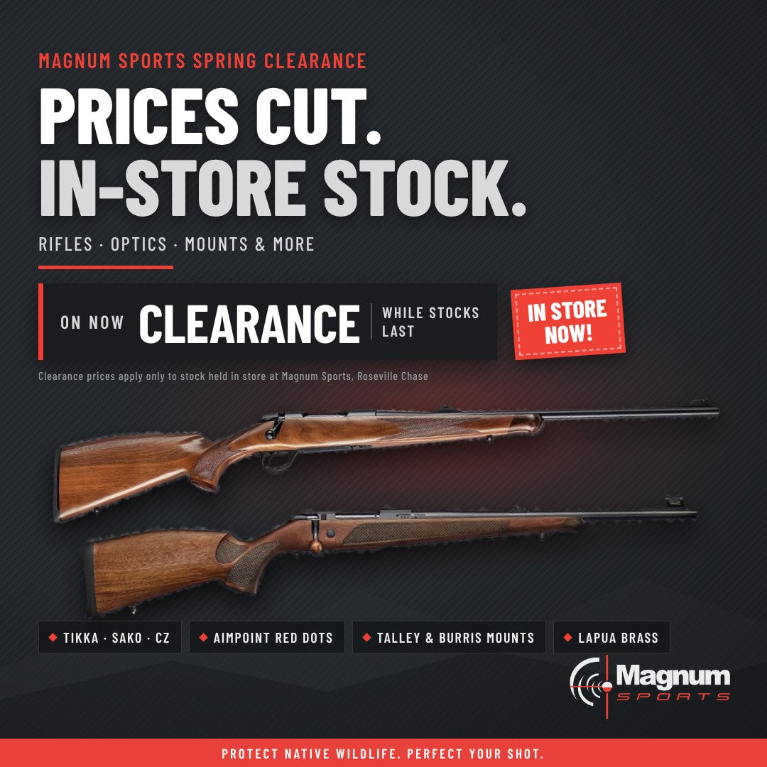 Magnum Sports Spring Clearance on in-store stock