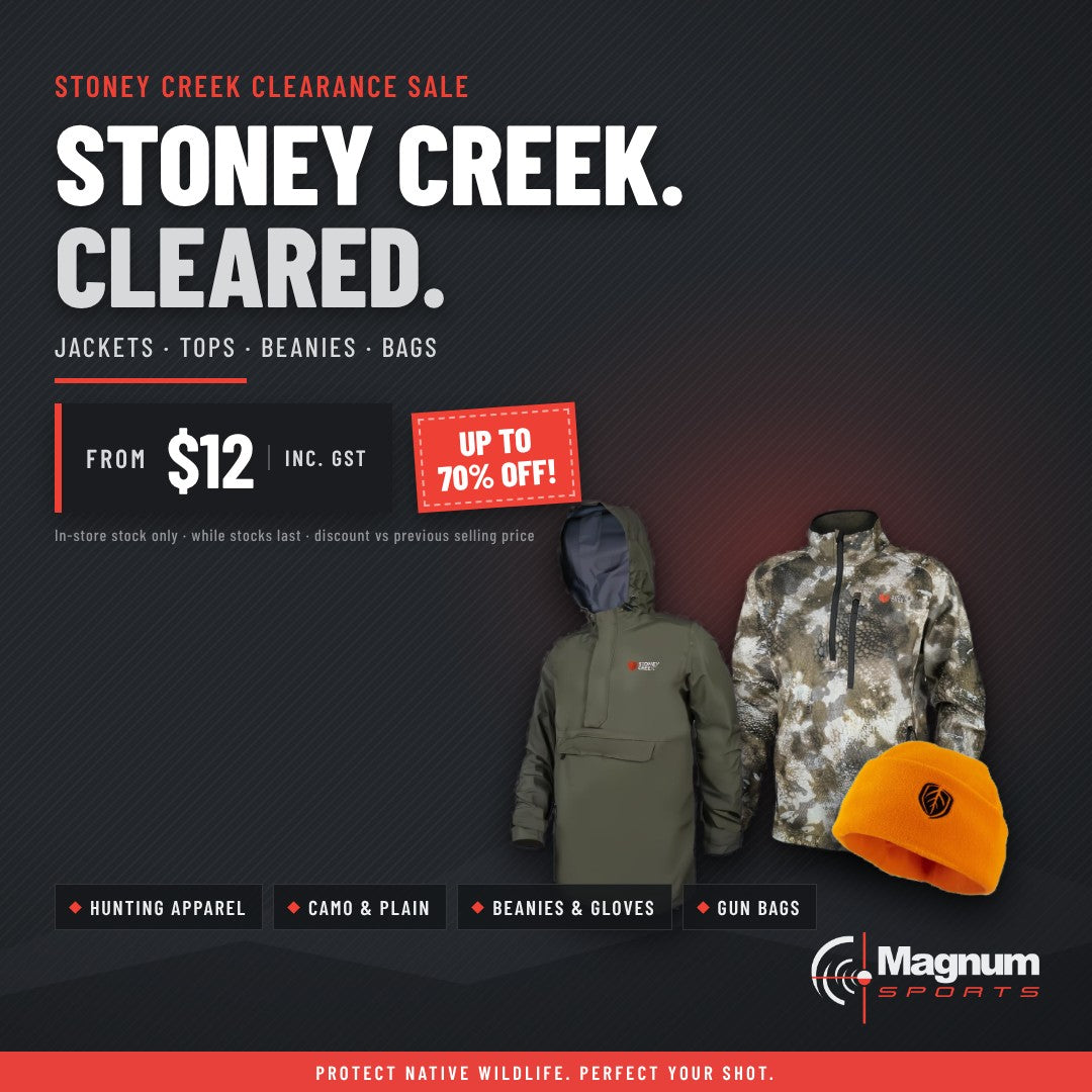Stoney Creek Clearance Sale at Magnum Sports