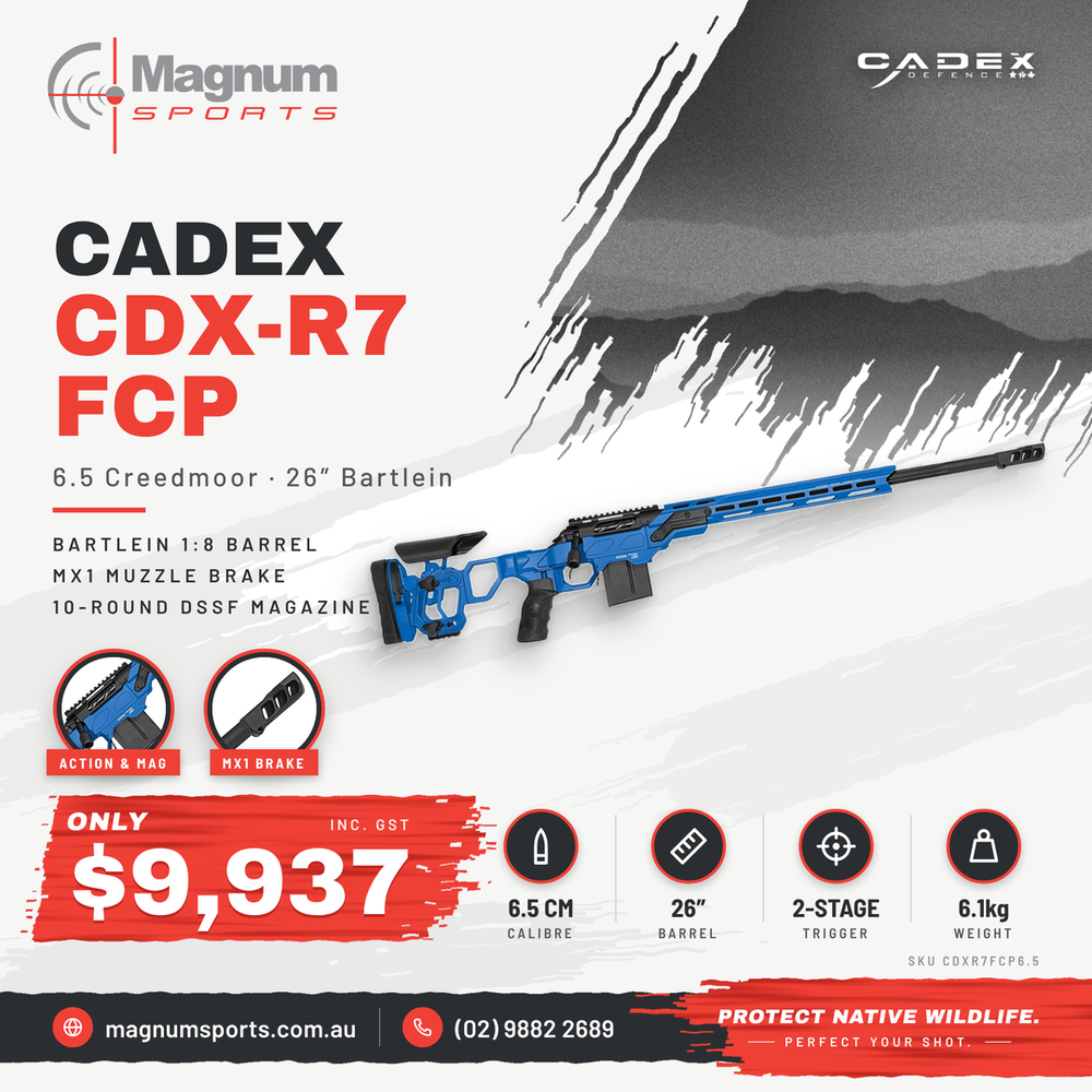 Cadex CDX-R7 FCP SA Rifle - 6.5 Creedmoor 26" Bartlein Barrel - Magnum Sports advert
