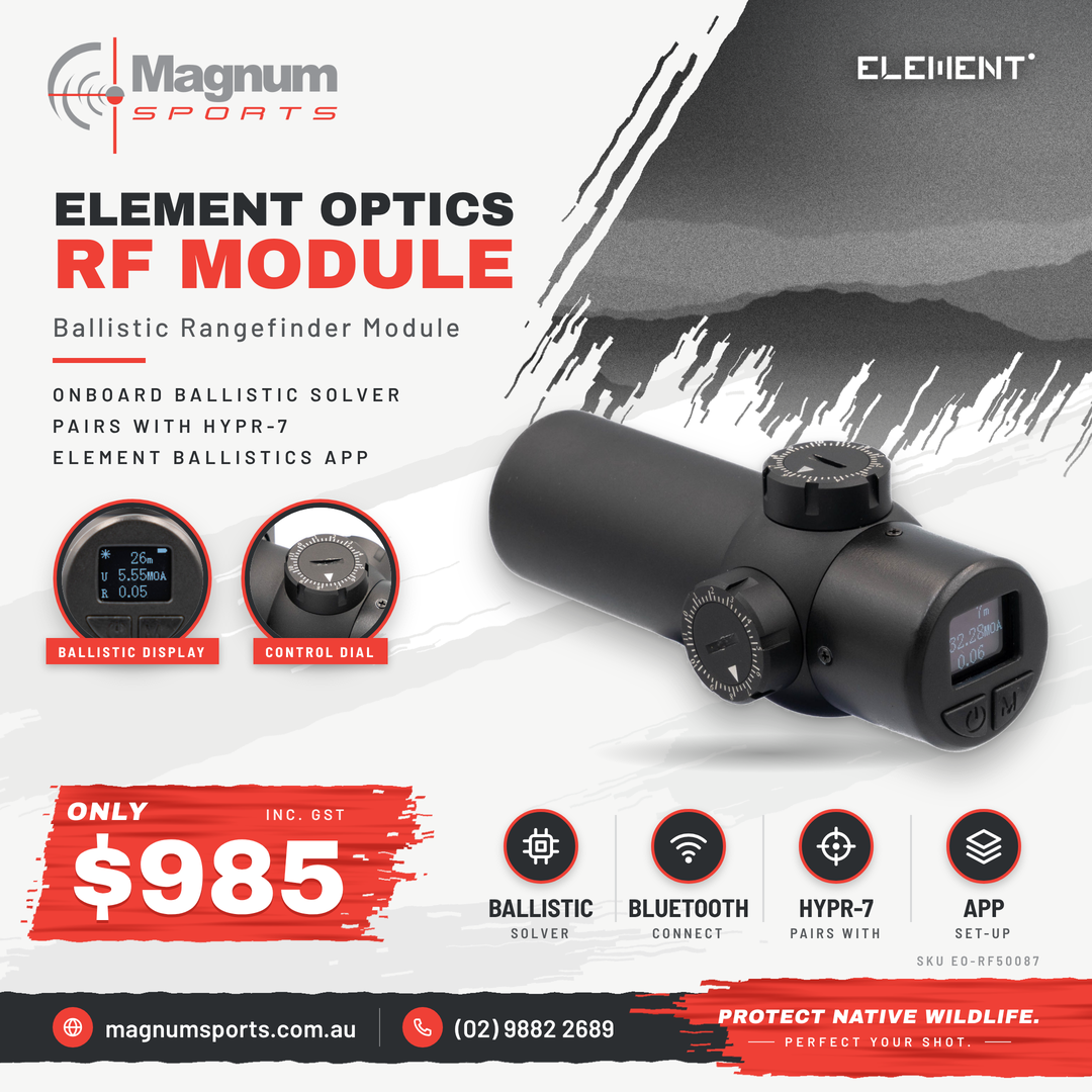 Element Optics RF Module with Ballistics - Magnum Sports advert