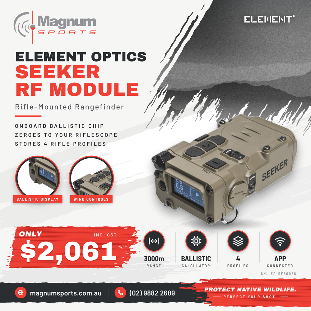 Element Optics Seeker RF Module - Magnum Sports advert