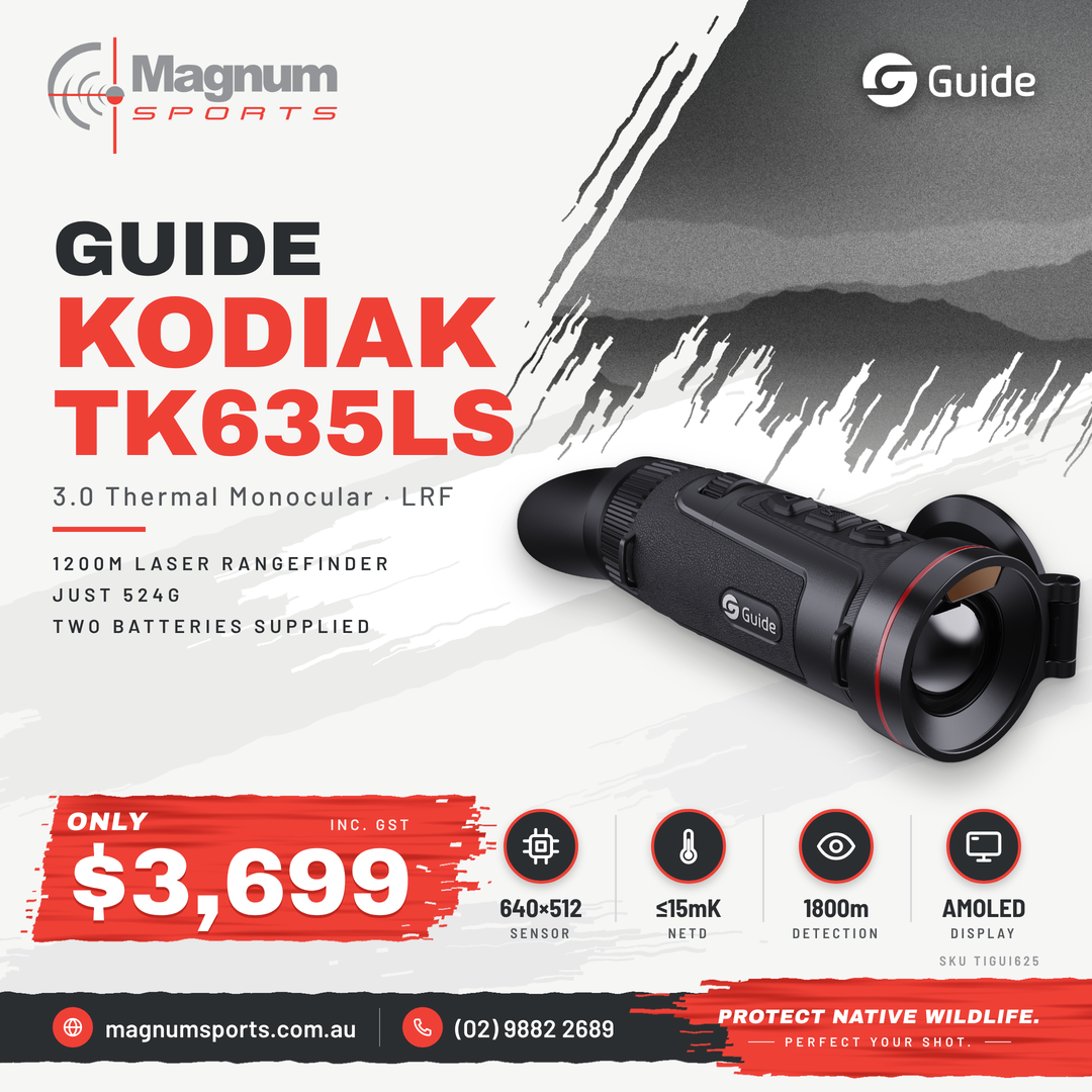 Guide Kodiak TK635LS 3.0 Thermal Monocular - Magnum Sports advert