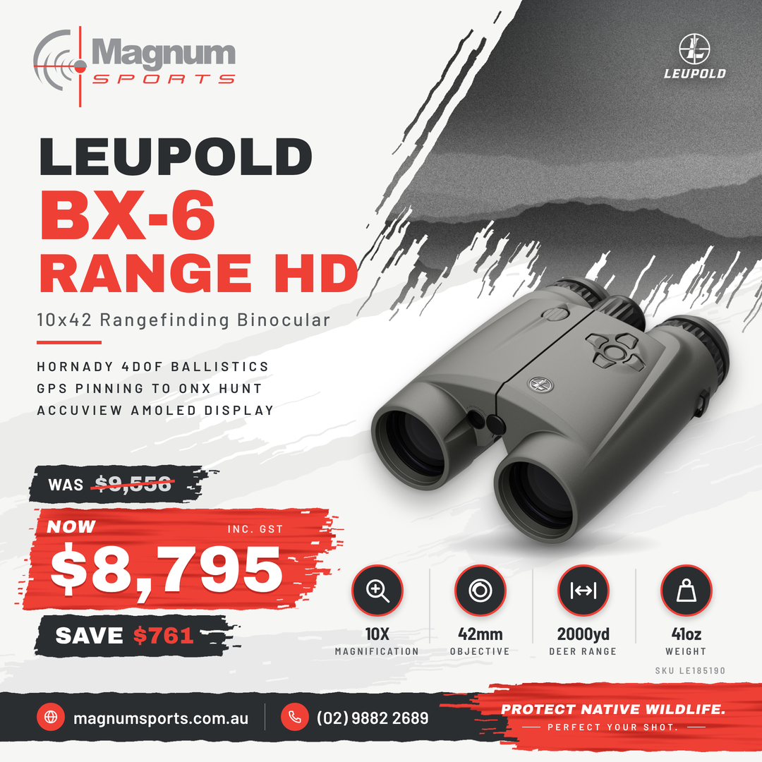 Leupold BX-6 Range HD 10x42 - Magnum Sports advert