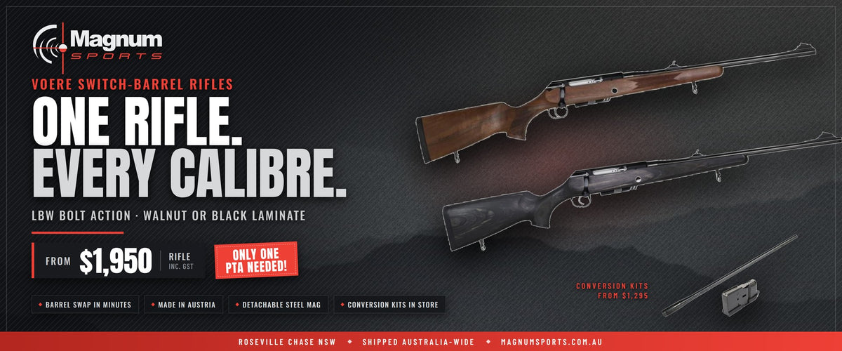 Voere rifles available at Magnum Sports