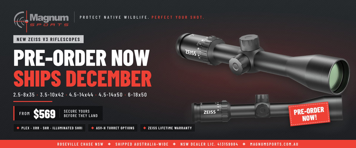 Zeiss V3 riflescopes - pre-order now, ships December, from $569 at Magnum Sports