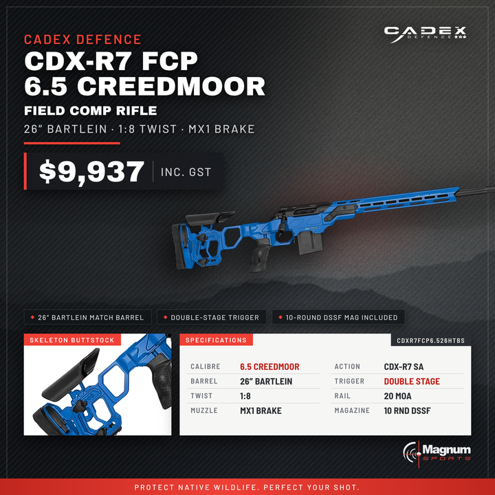 Cadex CDX-R7 FCP 6.5 Creedmoor - Magnum Sports advert, $9,937