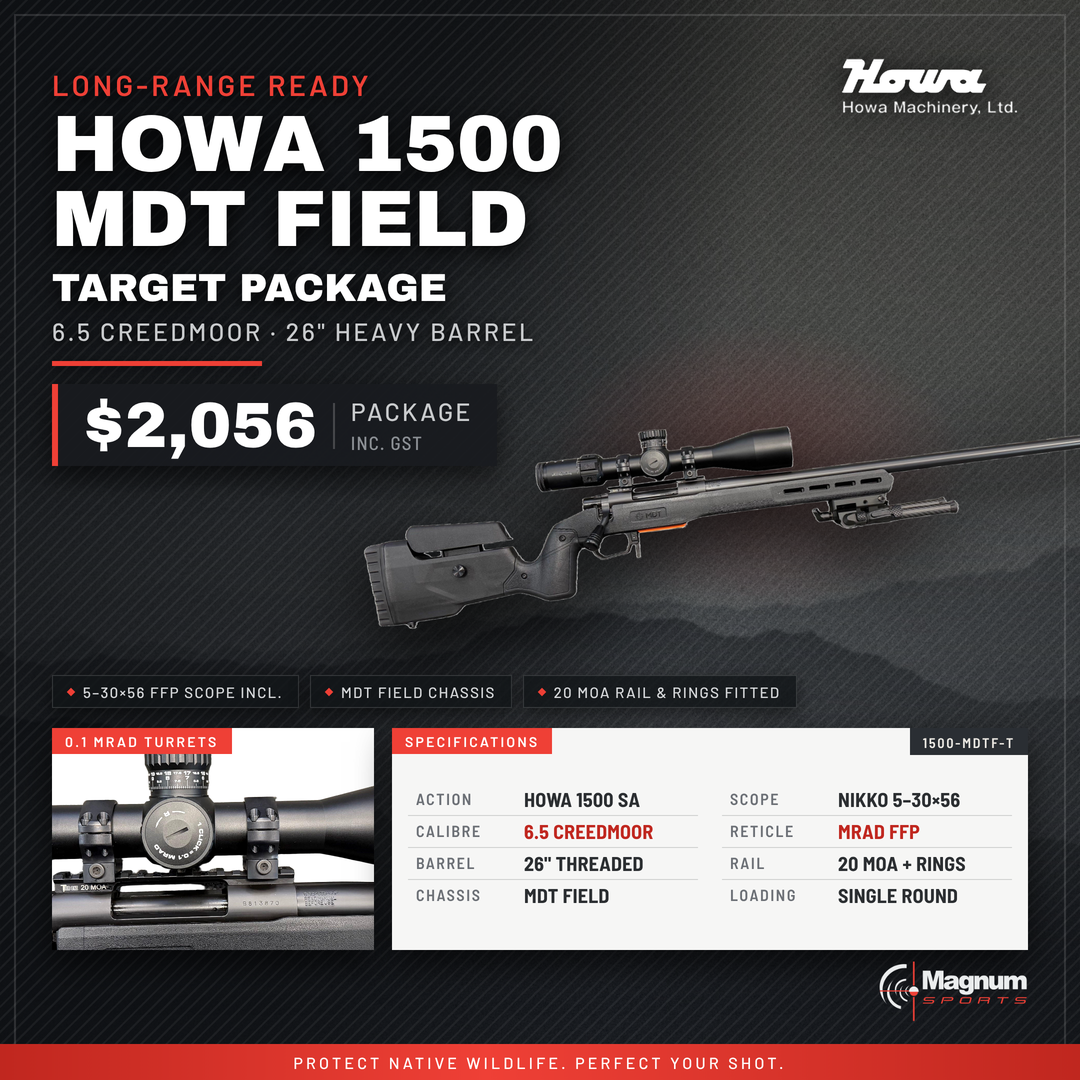 Howa 1500 MDT Field target package - Magnum Sports advert, $2,056
