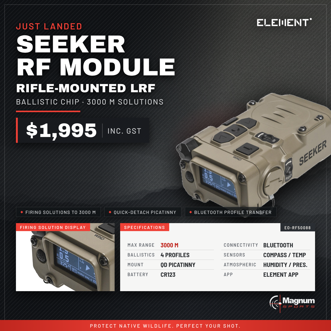 Element Optics Seeker RF Module - Magnum Sports advert, $1,995
