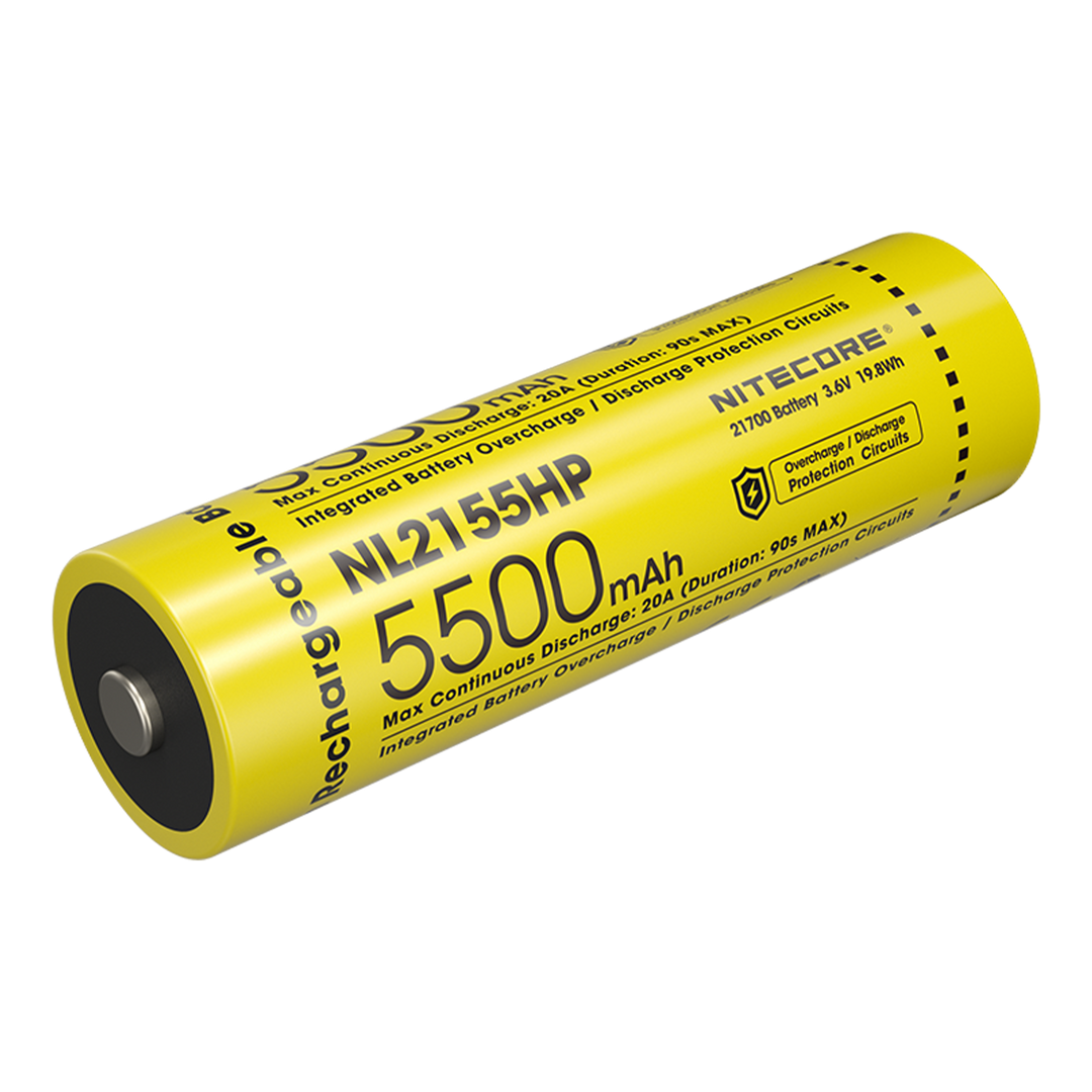Nitecore NL2155HP 21700 5500mAh High Performance Li-ion Battery