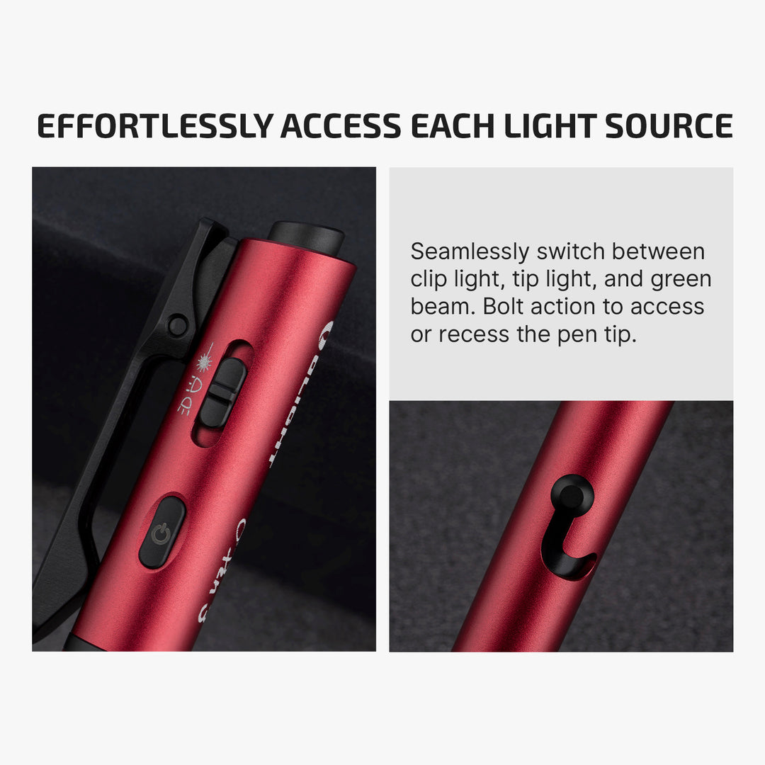 Olight Open 3 Class 1 Wine Red