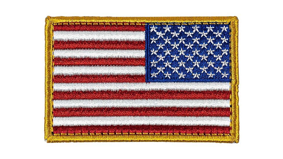 Merica Life Embroidered US Flag Reverse Velcro Patch