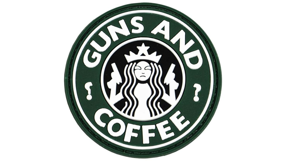 Merica Life Guns and Coffee PVC Patch