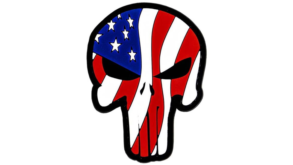 Merica Life Punisher US Flag PVC Patch