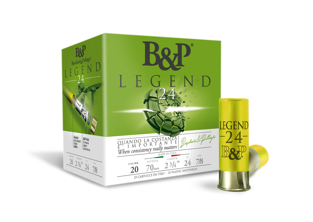 B&amp;P F2 Legend 20ga 24gm 2 3/4" 