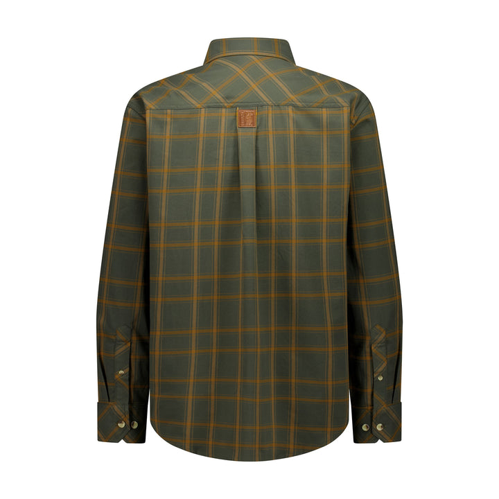 Swazi Fairlie Shirt in Olive / Orange
