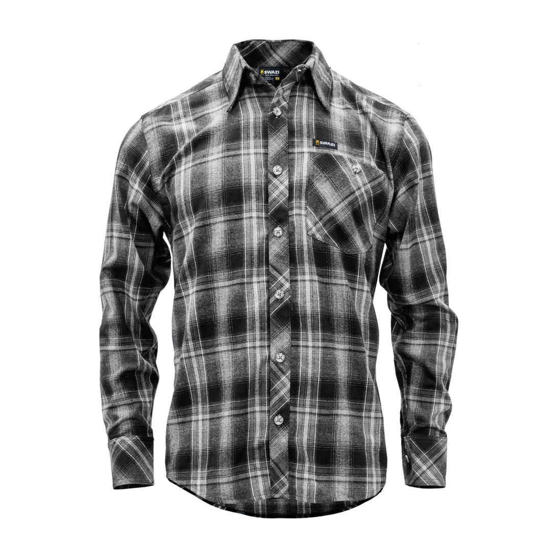 Swazi Grafter Shirt in European Olive / Granite