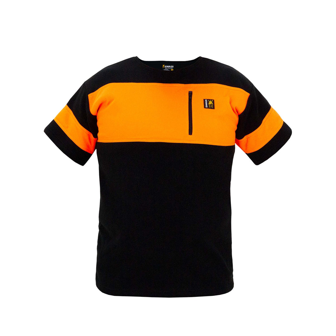 Swazi Hi-Vis Bushman's Tee in Orange / Black