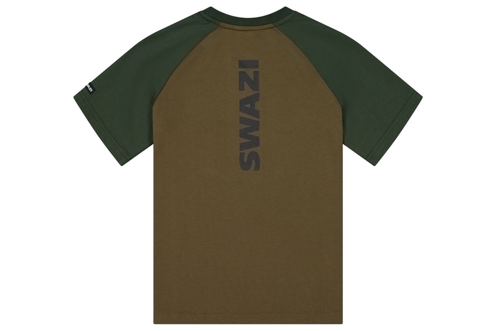 Swazi Kid's Rimu Tee in European Olive