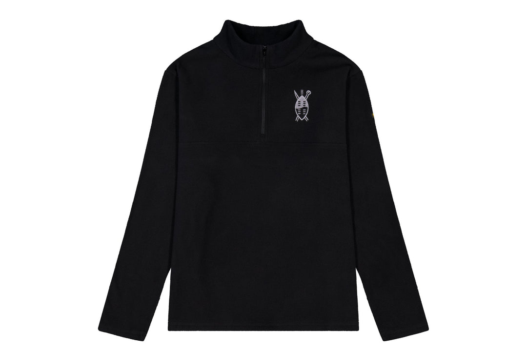 Swazi Kid's Scrub Top in Black