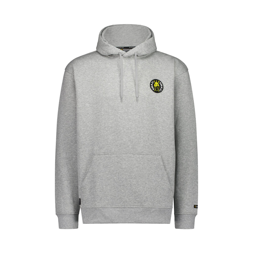 Swazi Larrikin Hoodie in Mid-Grey Marle